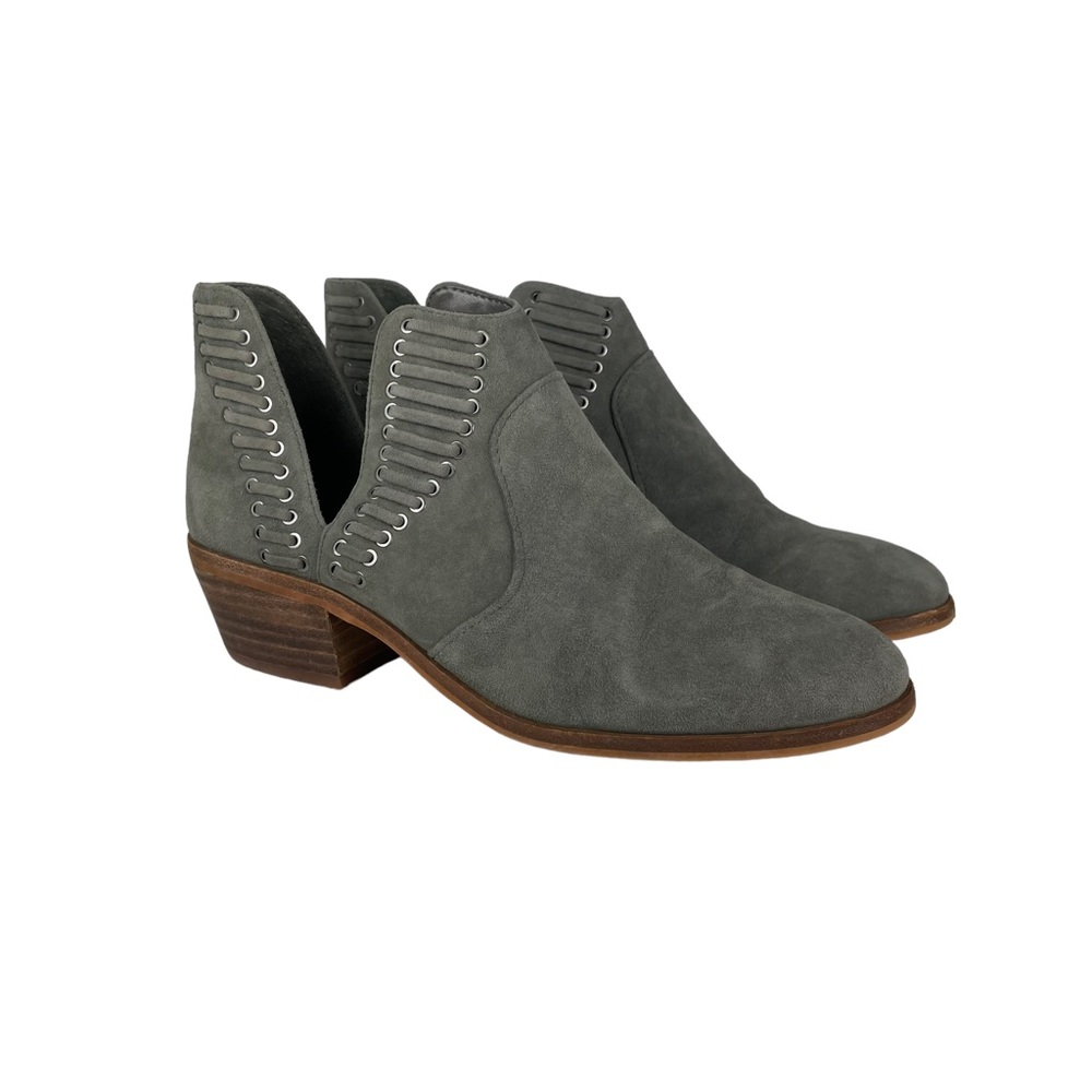Vince Camuto Women's Pevista Gray Suede Ankle boots- Size 8.5